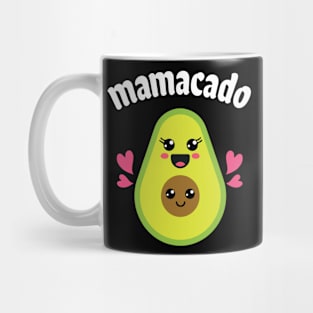 Avocados Hugging Together Happy Mamacado Mother Son Daughter Mug